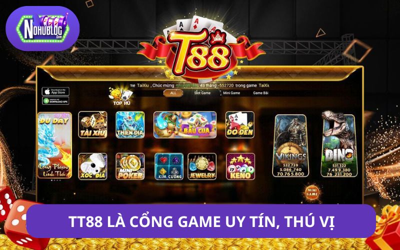 T88 - Cổng game uy tín, thú vị 