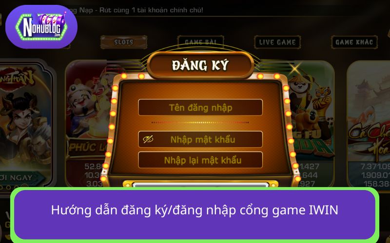 Đăng ký tại cổng game khá đơn giản và dễ thực hiện