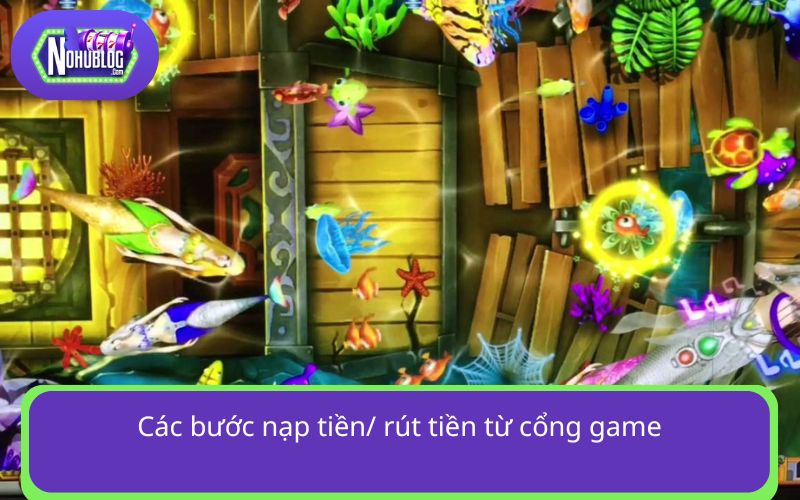 Giao dịch nạp/rút tiền thưởng tại cổng game Thần Tài