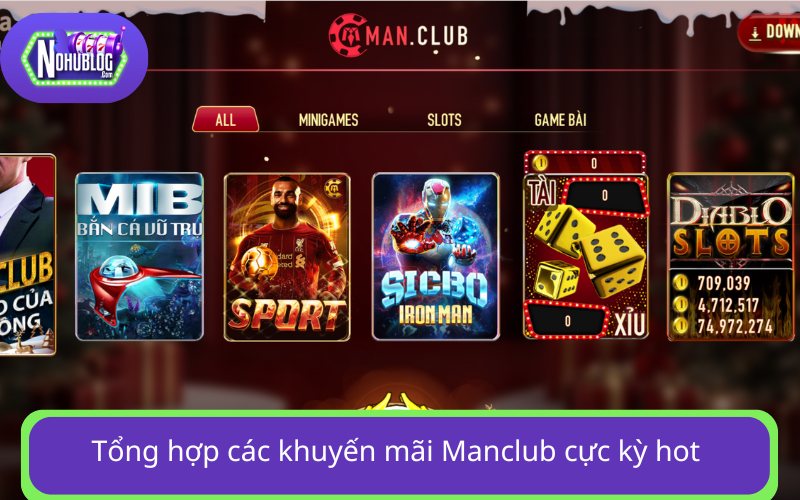 Vô vàn khuyến mãi Manclub dành tặng hội viên