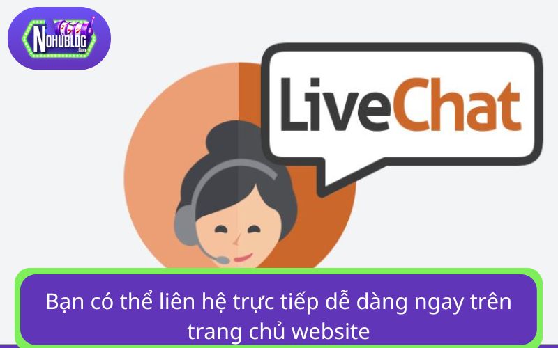 Bạn có thể liên hệ trực tiếp dễ dàng ngay trên trang chủ website