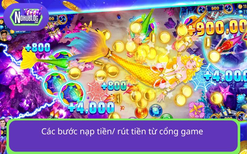 Mọi giao dịch tại cổng game bắn cá hoàn toàn miễn phí 